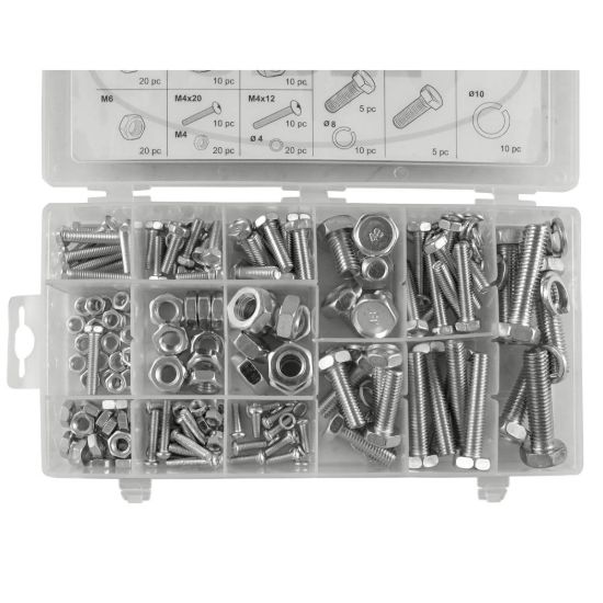 Imagem de ESTOJO DE PARAFUSOS E PORCAS