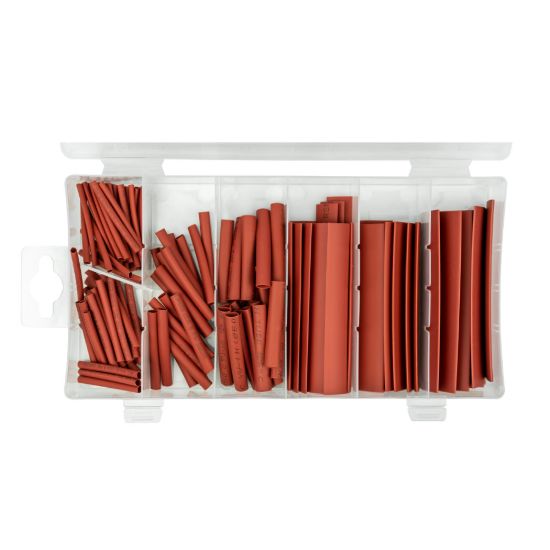 Imagem de ESTOJO DE TUBOS TERMO-RETRACTILES VERMELHOS