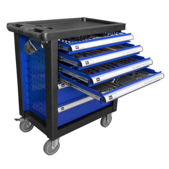Imagem de CARRO DE HERRAMIENTAS 6 CAJONES AZUL CON DOTACIÓN