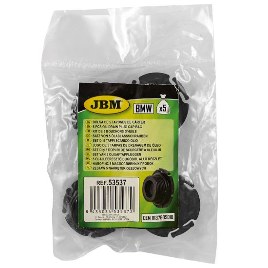 Imagem de JOGO DE 5 TAMPAS DE DRENAGEM DE ALEO (BMW)