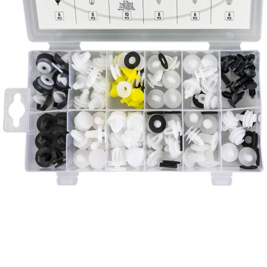 Imagem de JOGO DE 93 PAcS DE CLIPES PARA PAINEIS DE PORTA DE PEUGEOT/H16CITROA‹N