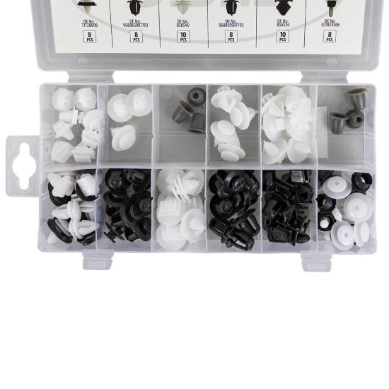 Imagem de JOGO DE 80 PAcS DE CLIPES PARA MOLDURAS DE PEUGEOT/CITROA‹N