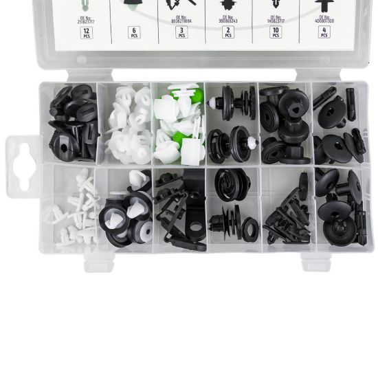 Imagem de JOGO DE 79 PAcS DE CLIPES PARA PAINEIS DE PORTA/MOLDURAS/TAPEAcARIA DE VAG/SEAT/