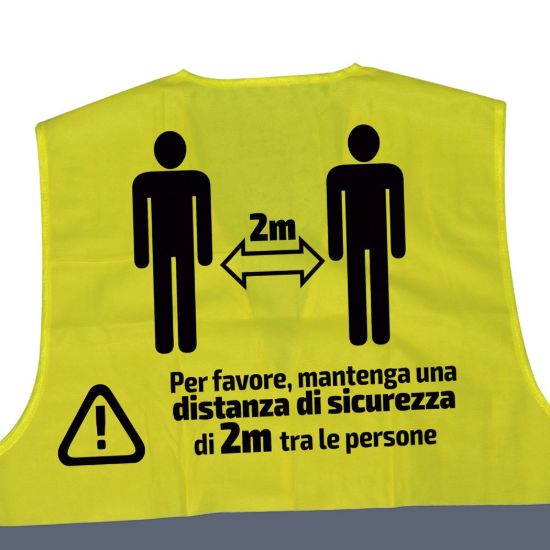 Imagem de CHALECO DE ALTA VISIBILIDAD SERIGRAFIADO - 2 METROS - IT