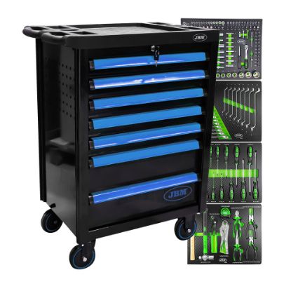 Imagem de CARRO DE 7 GAVETAS - AZUL