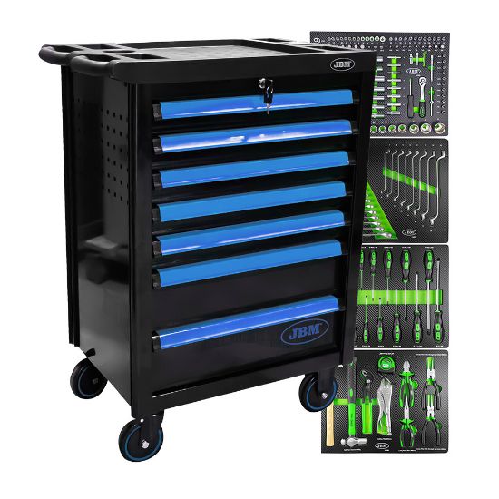 Imagem de CARRO DE 7 GAVETAS - AZUL