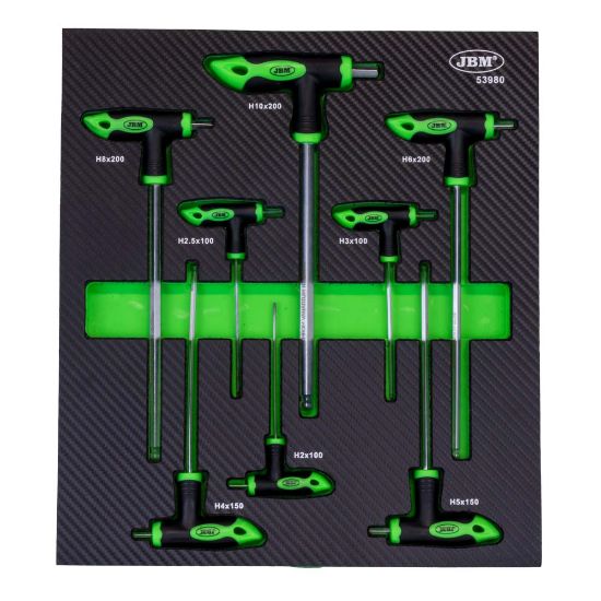 Imagem de JOGO DE 8 CHAVES EN T CABEAcA REDONDA