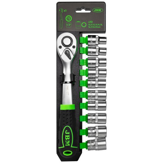 Imagem de ROQUETE 72 DENTES COM CHAVES DE CAIXA  HEXAGONAIS 1/2