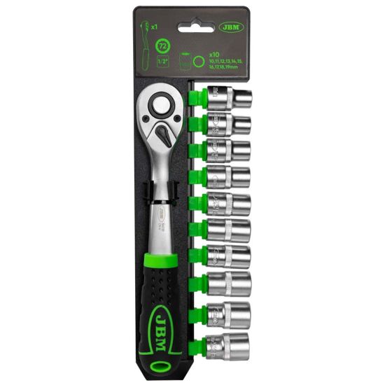 Imagem de ROQUETE DE 72 DENTES COM CHAVES DE CAIXA 12 FACES 1/2