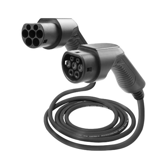 Imagem de CABO DE CARREGAMENTO DE CARRO ELATRICO, 22KW, 32 A, DO TIPO 2 AO TIPO 2 (TRIFAS