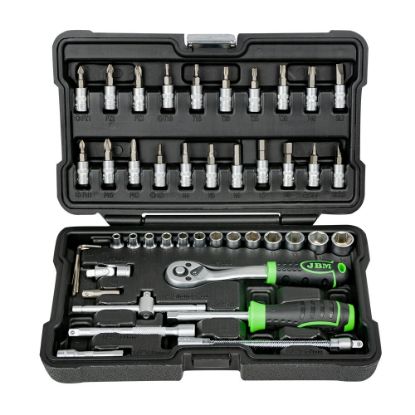 Imagem de CAIXA DE FERRAMENTAS COM 46 PEAcAS - COM CHAVES HEXAGONAIS