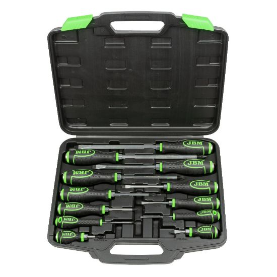 Imagem de JOGO DE 12 CHAVES DE FENDA DE IMPACTO