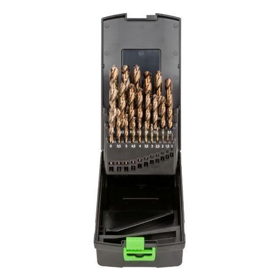 Imagem de Conjunto de 25 brocas em cobalto 1-13mm