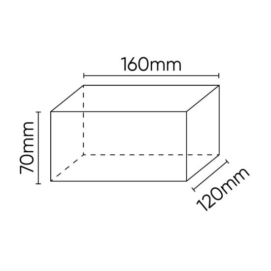 Picture of TACO DE GOMA PARA ELEVADOR 160X120X70MM