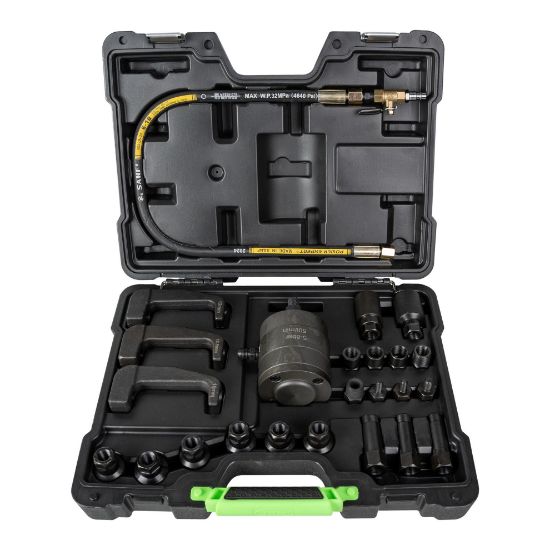 Imagem de EXTRATOR PNEUMÁTICO DE INJETORES DE COMBUSTÍVEL COM ADAPTADORES E GARRAS DE EXTR