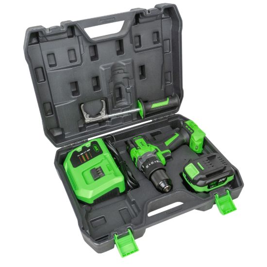 Imagem de FURADEIRA PERCUTORA SEM FIO DE 2 VELOCIDADES COM CAIXA