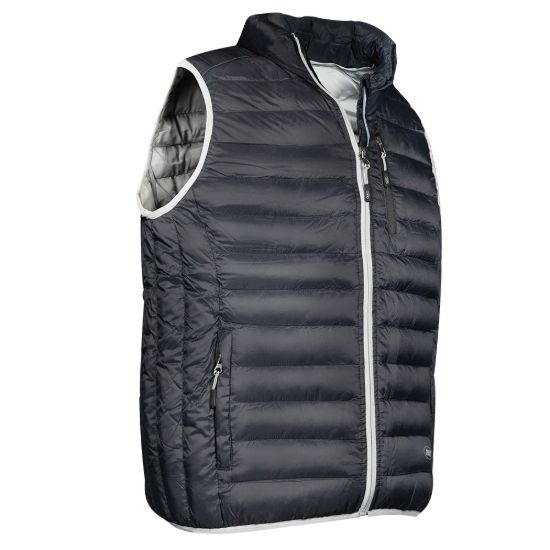 Imagem de COLETE CINZENTO-PRETO T.L