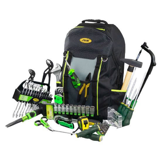 Imagem de PROMO: MOCHILA PARA FERRAMENTAS 53258 COM FERRAMENTA VARIADA