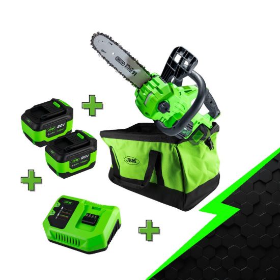 Imagem de PROMO ELECTR: MOTOSIERRA ELÉCTRICA BRUSHLESS 60029 + X2 60015 + 60016 + 53782