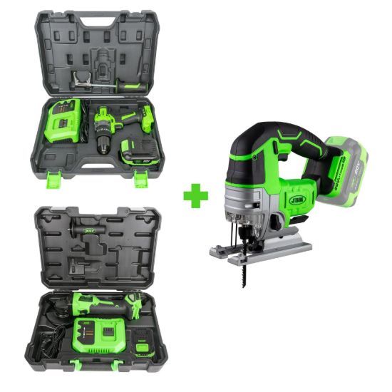 Imagem de 60047C TALADRO PERCUTOR + 60049C AMOLADORA ANGULAR + 60010 DE REGALO