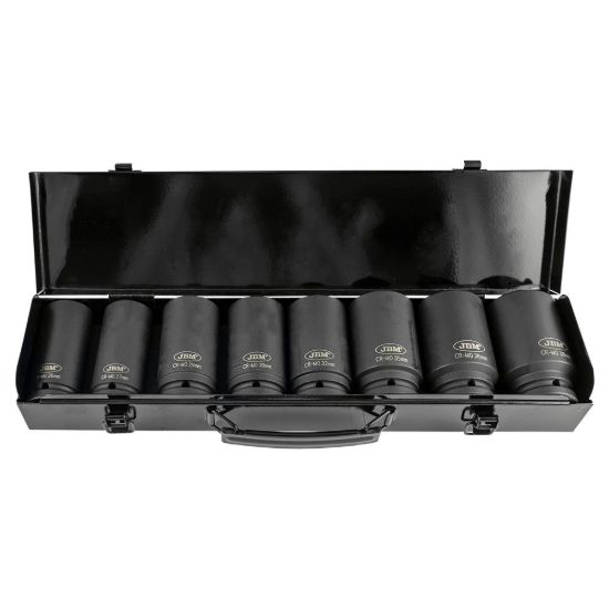 Imagem de 60048C PISTOLA DE IMPACTO BRUSHLESS A BATERÍA 3/4" 1300NM + 52347 SET DE 8 VASOS DE IMPACTO HEX 3/4"