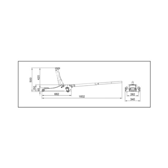 Imagem de Macaco com rodas 3T rebaixado