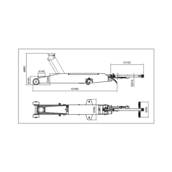 Imagem de Macaco de rodas 5T