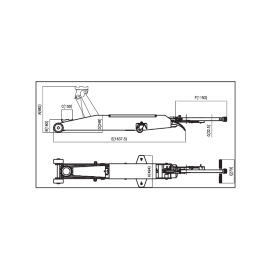 Imagem de Macaco de rodas 10T