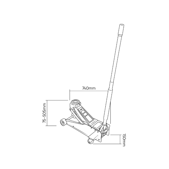 Imagem de Macaco de rodas 2T rebaixado