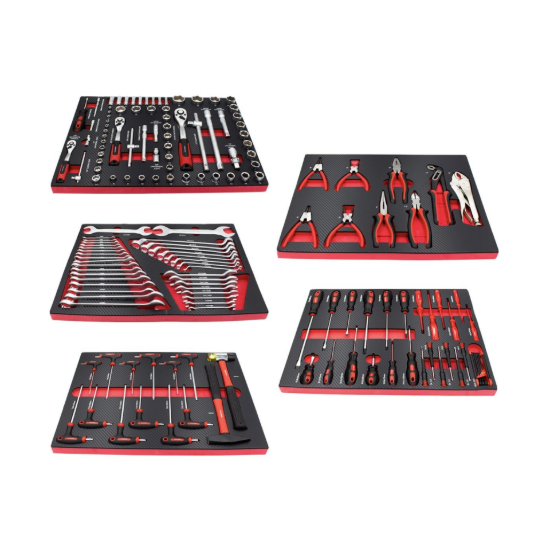 Picture of Carro de Ferramentas Preto, 7 gavetas e 160 peças