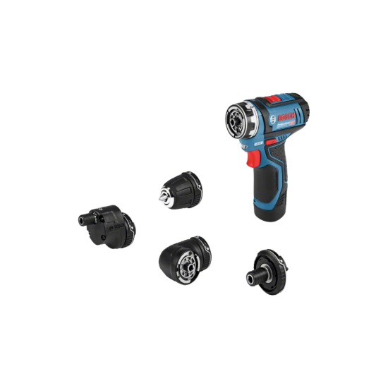 Imagem de GSR 12V-15 FC Aparafusadora FlexiClick + 2 x 2.0ah + GAL 12V-40 + Adaptadores + L-Boxx