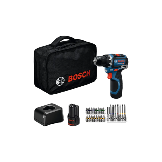 Imagem de GSR 12V-32 Aparafusadora + 2x 2.0ah + GAL 12V-20 + set de 24 acess. + Bolsa de transporte