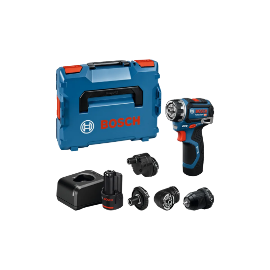 Imagem de GSR 12V-32 FC Aparafusadora + 2x 2,0ah + L-Boxx 102 + Adaptadores