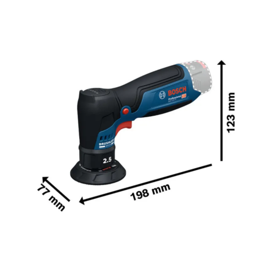 Imagem de GEX 12V-77 Lixadeira Excêntrica + caixa de cartão - Ø disco: 77 mm