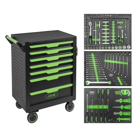 Imagem de Carro de Ferramenta JBM 7 gavetas e 154 peças