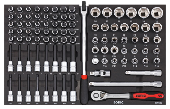 Imagem de Carro de Ferramenta SONIC S9 de 363 peças