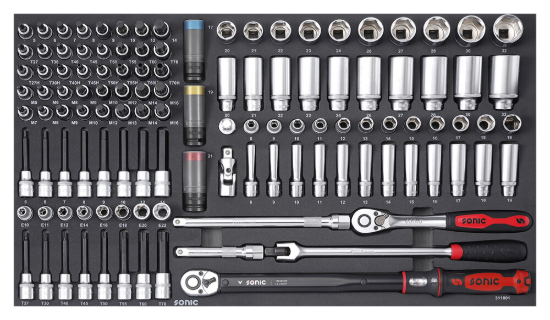 Imagem de Carro de Ferramenta SONIC S12 de 575 peças