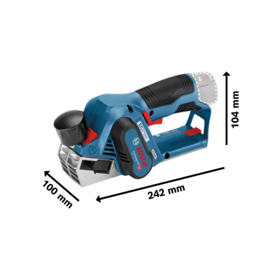 Imagem de GHO 12V-20 Plaina + 2x 3.0Ah + carregador + L-Boxx