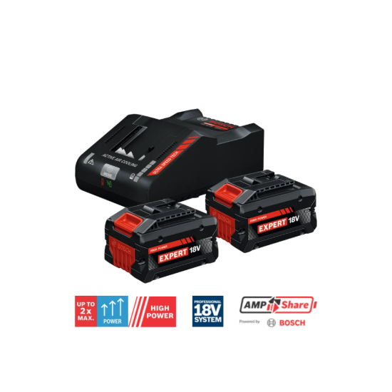 Imagem de Power Set 18V - 2x EXBA 18V-80 + EXAL 18V-80