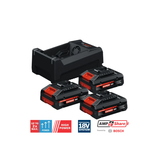 Imagem de Power Set 18V - 3x EXBA 18V-40 + GAL 12V/18V-80