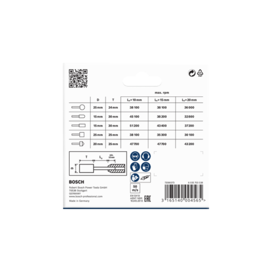 Imagem de Jogo de 5 brocas retificadoras PRo Steel, G60