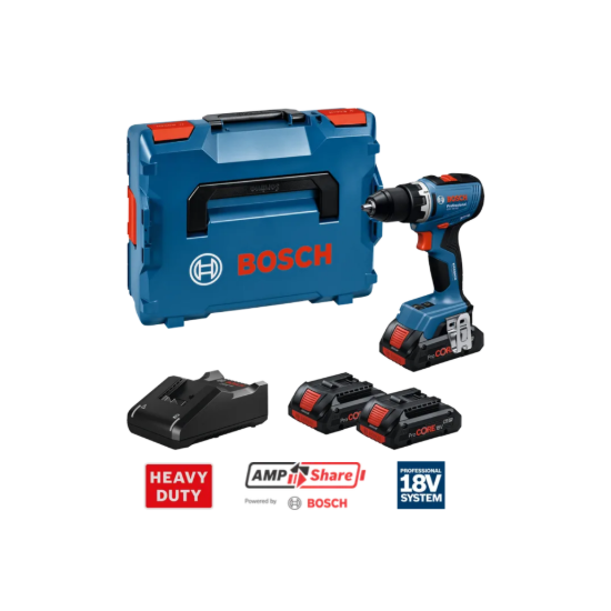 Imagem de GSR 18V-65 Aparafusadora + 3x ProCore 4.0Ah + GAL 18V-40 + L-Boxx