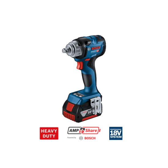 Imagem de GDS 18V-330HC Chave de impacto + 2x 5.0Ah + GAL18V-40 + L-Boxx