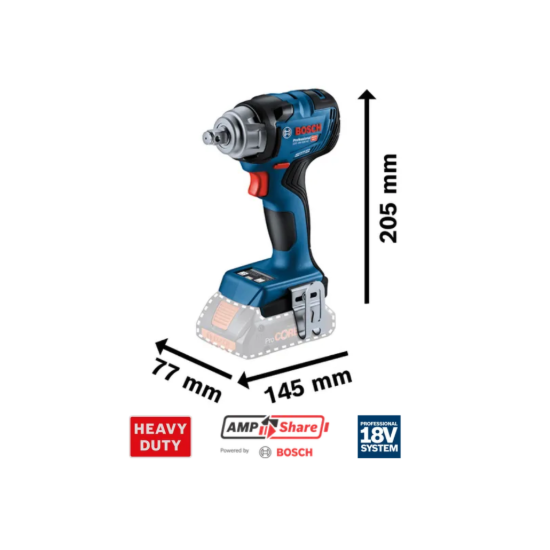 Imagem de GDS 18V-330HC Chave de impacto + 2x 5.0Ah + GAL18V-40 + L-Boxx