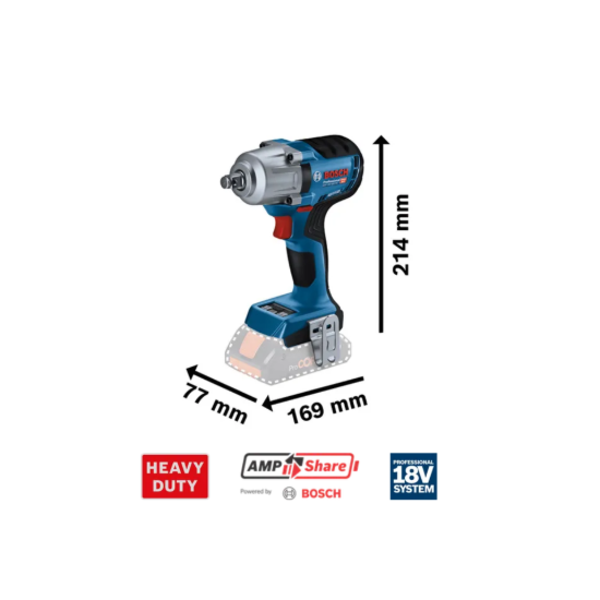 Imagem de GDS 18V-450HC Chave de impacto + cx cartão