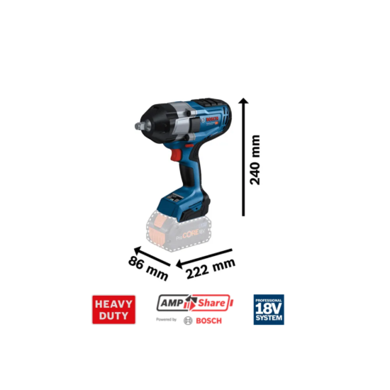 Imagem de GDS 18V-1000 Chave de impacto + L-Boxx