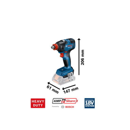 Imagem de GDX 18V-200 Chave de impacto + cx cartão