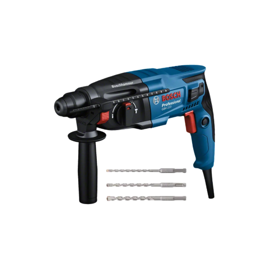 Imagem de GBH 2-21 Martelo perfurador SDS plus de 720W e 2.0J + mala + 3 brocas SDS (6/8/10 mm)
