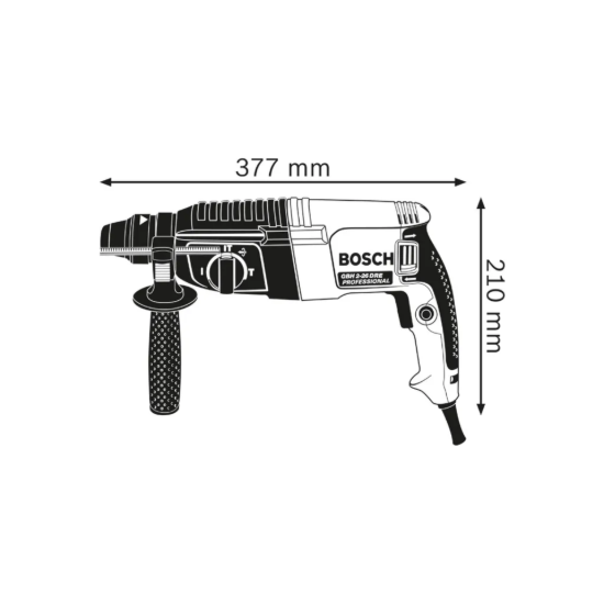 Imagem de GBH 2-26 Martelo perfurador SDS plus de 830W e 2,7J + L-Case