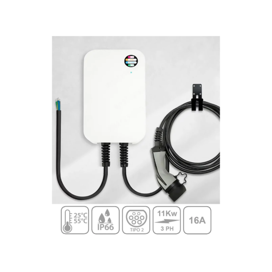 Imagem de Carregador de parede Wallbox 11Kw 16A, trifásico